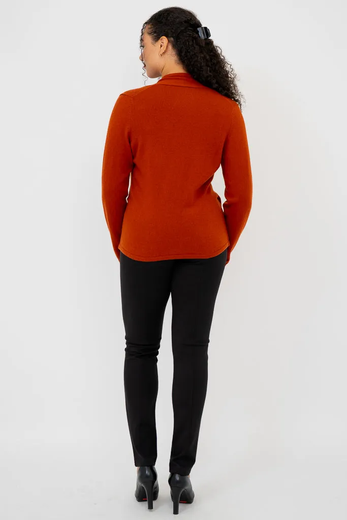 New York Sweater, Copper, Wool Cashmere