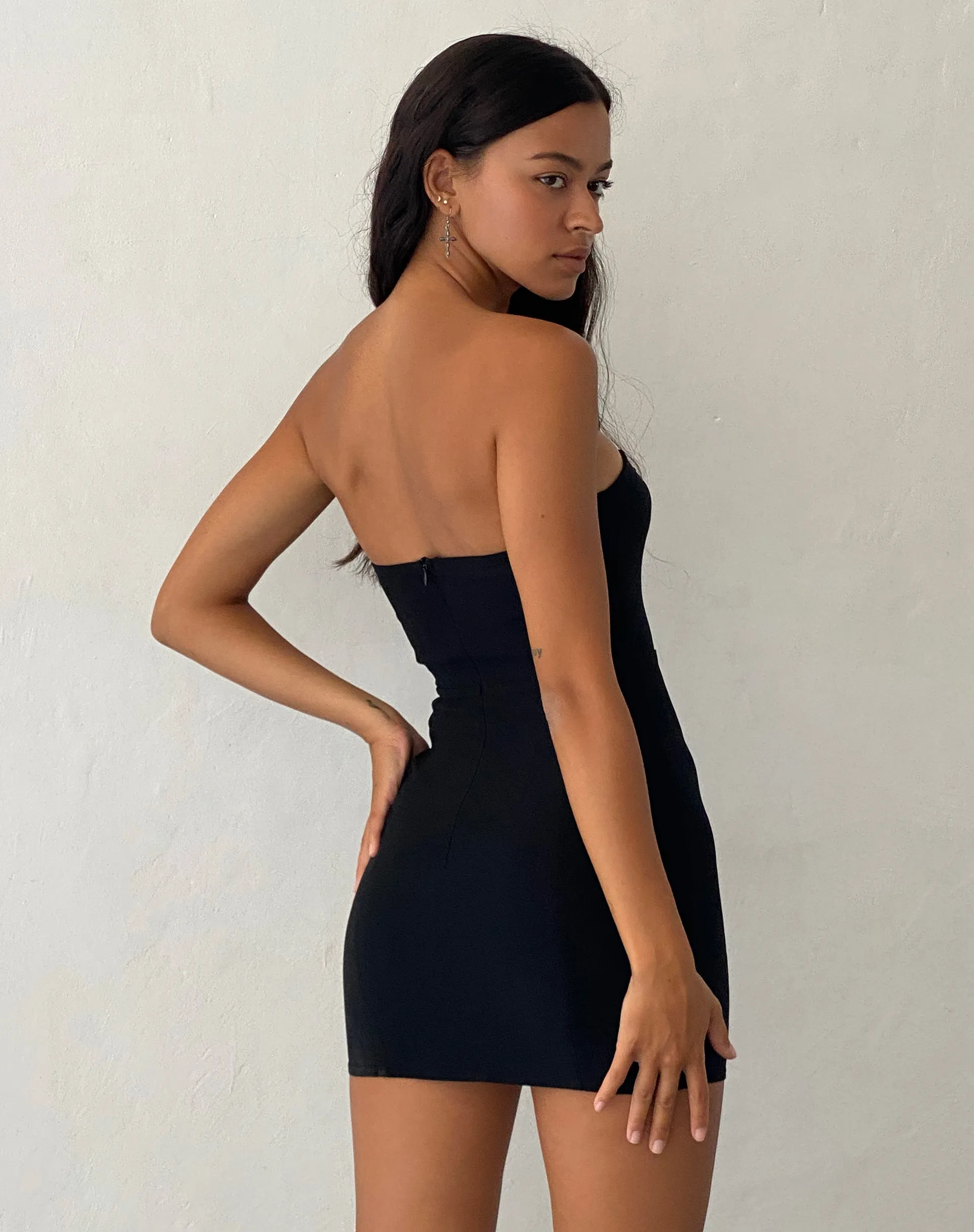 Novara Mini Dress in Black