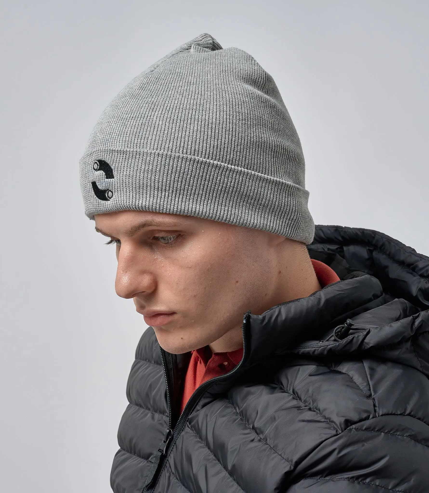 Omnitau Unisex Organic Cotton Commuter Beanie - Heather Grey