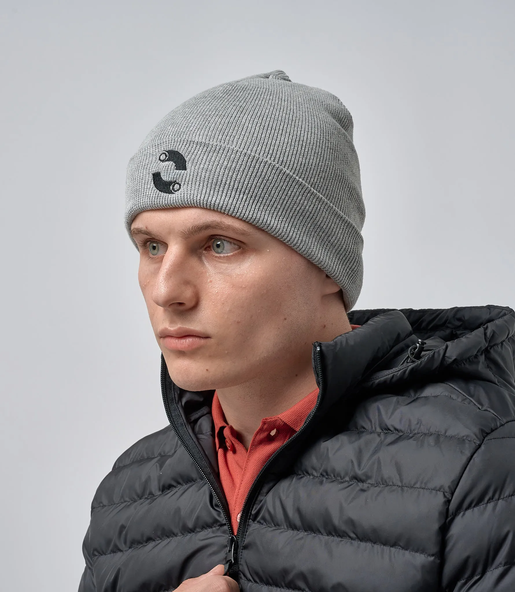 Omnitau Unisex Organic Cotton Commuter Beanie - Heather Grey