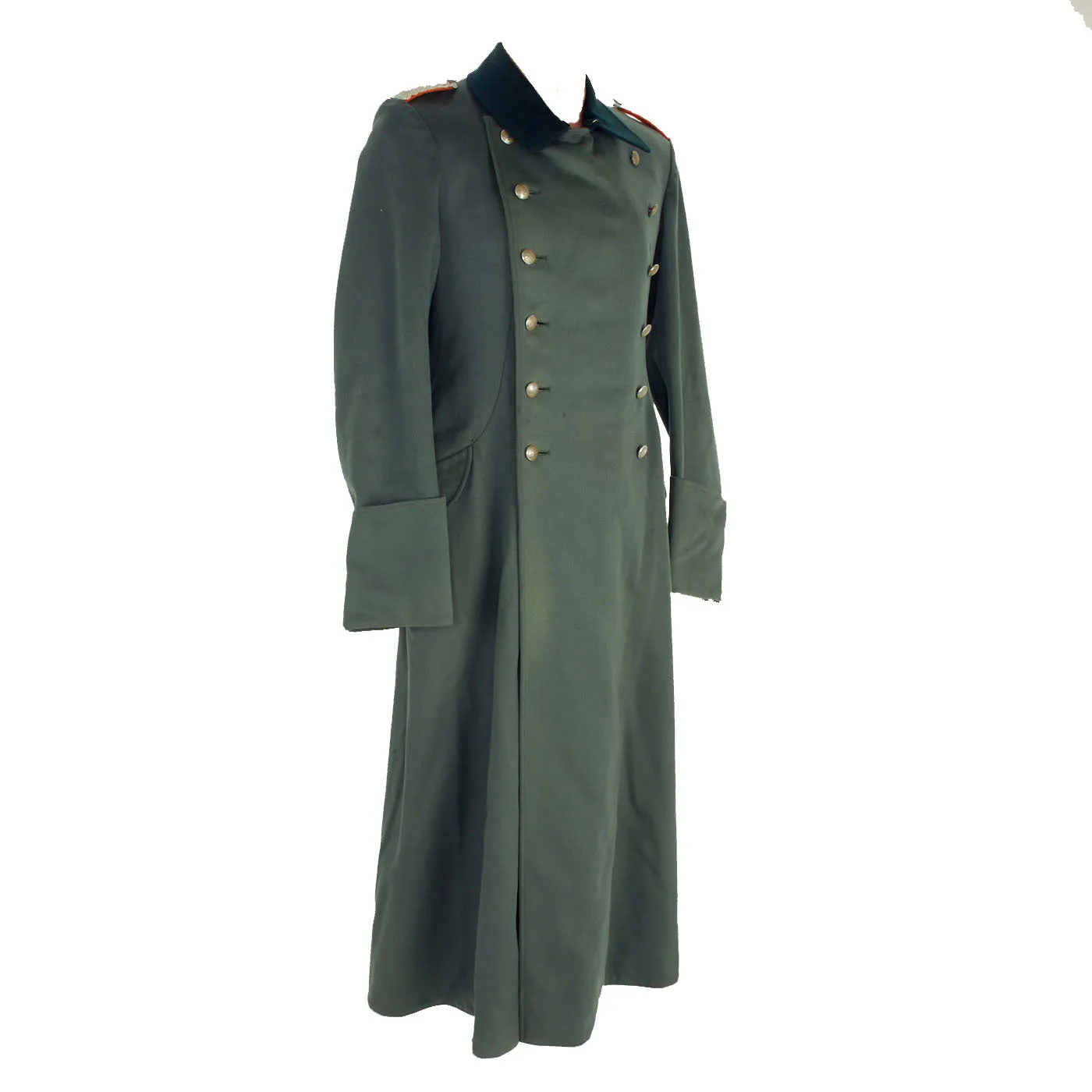 Original German WWII German Major der Feldgendarmerie Officer's M36 Wool Greatcoat