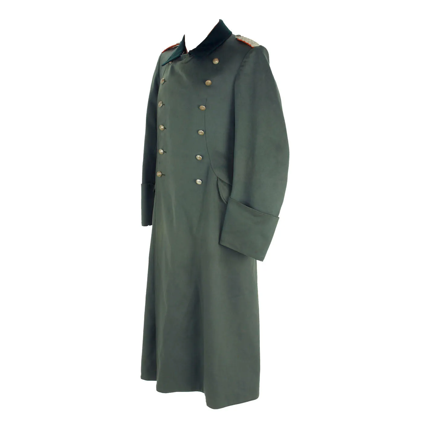 Original German WWII German Major der Feldgendarmerie Officer's M36 Wool Greatcoat