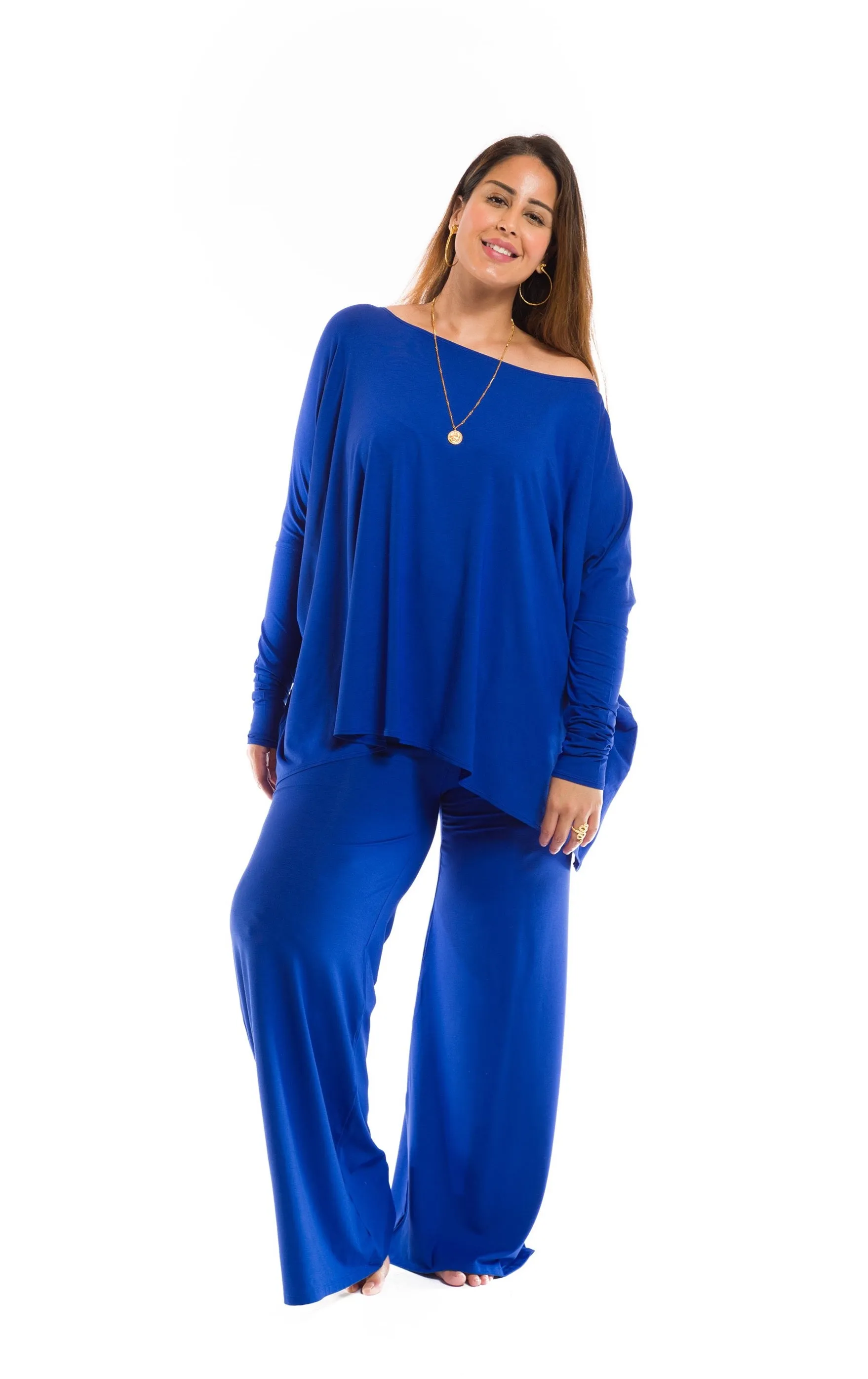 PALAZZO PANTS COBALT BLUE