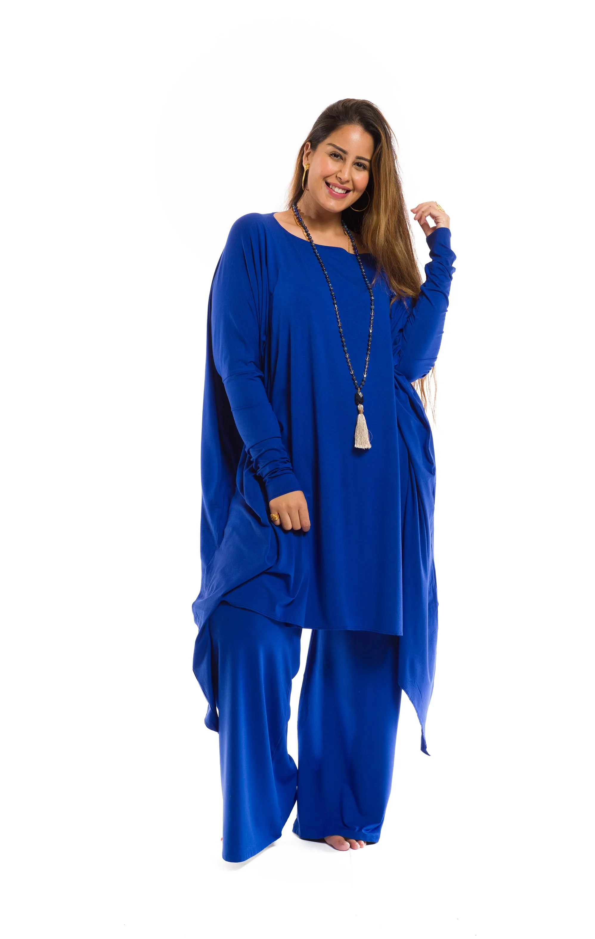 PALAZZO PANTS COBALT BLUE