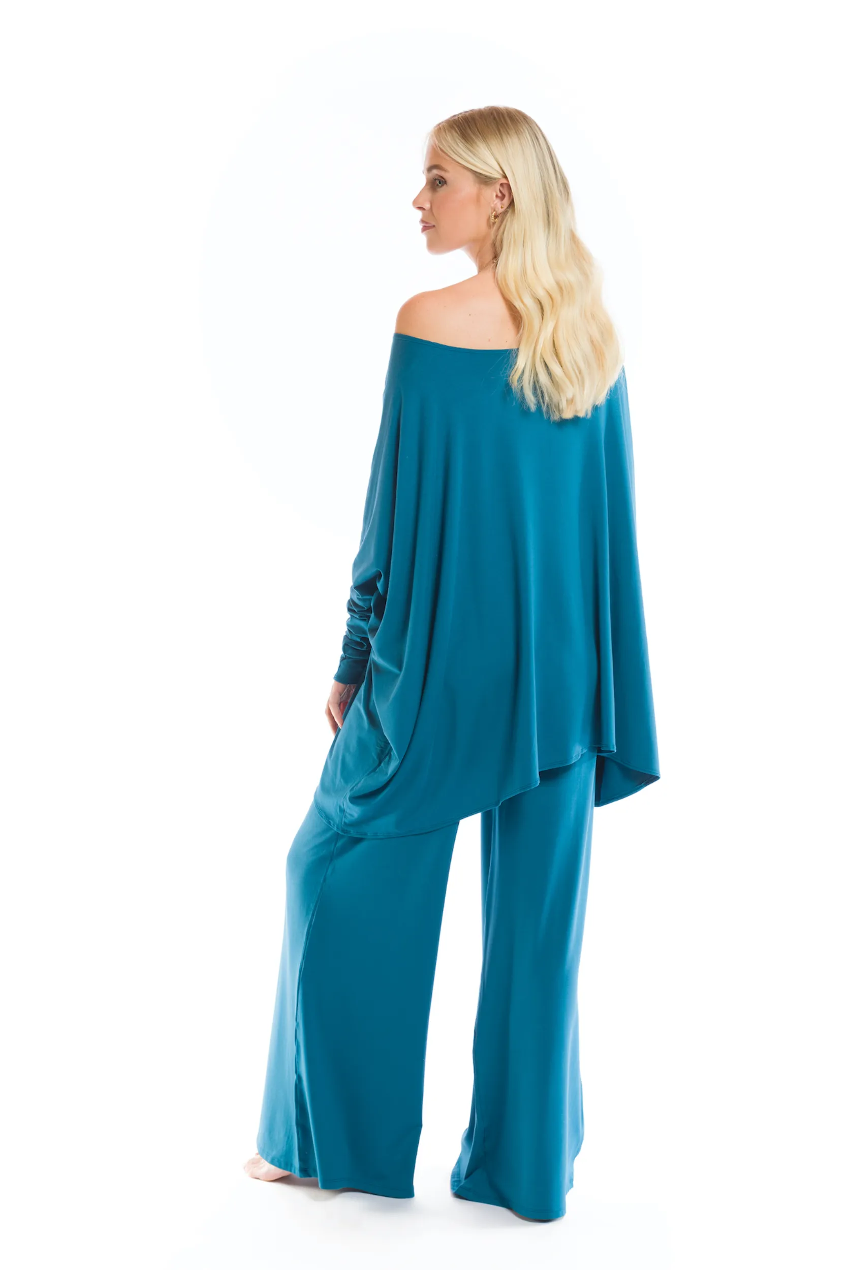 PALAZZO PANTS TEAL