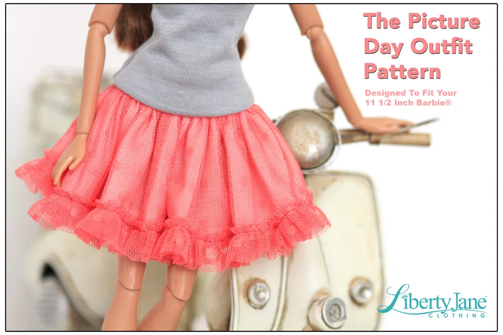 Picture Day Skirt & Tank for 11-1/2" Fashion Dolls