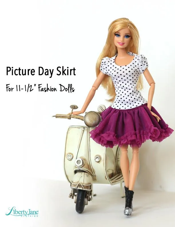 Picture Day Skirt & Tank for 11-1/2" Fashion Dolls