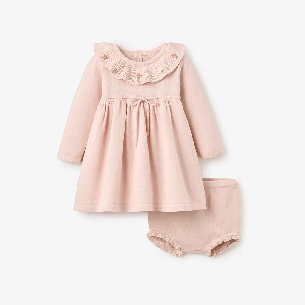 Pink Meadow Flower Dress w/ Bloomers