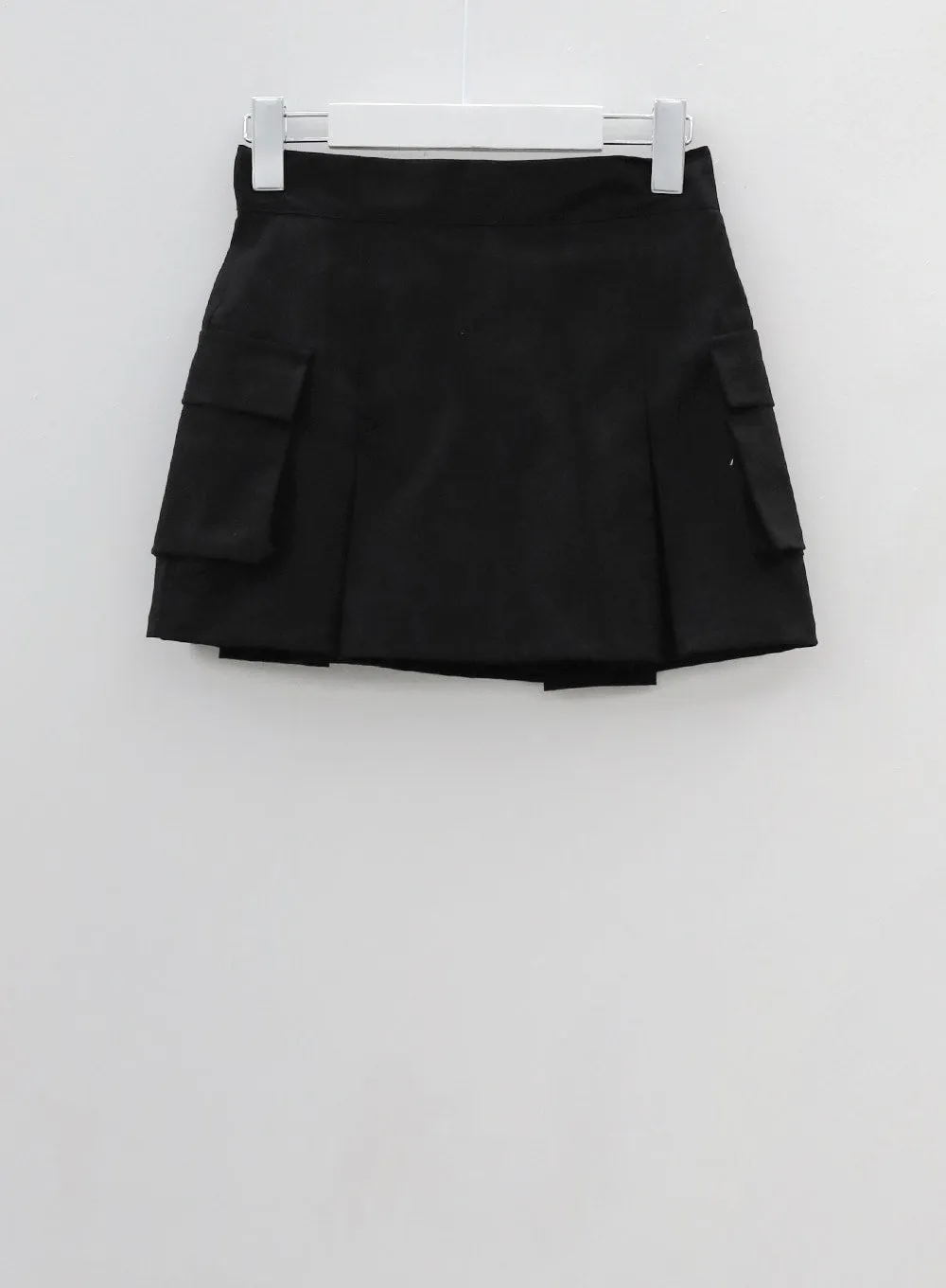 Pleated Cargo Mini Skirt CJ16