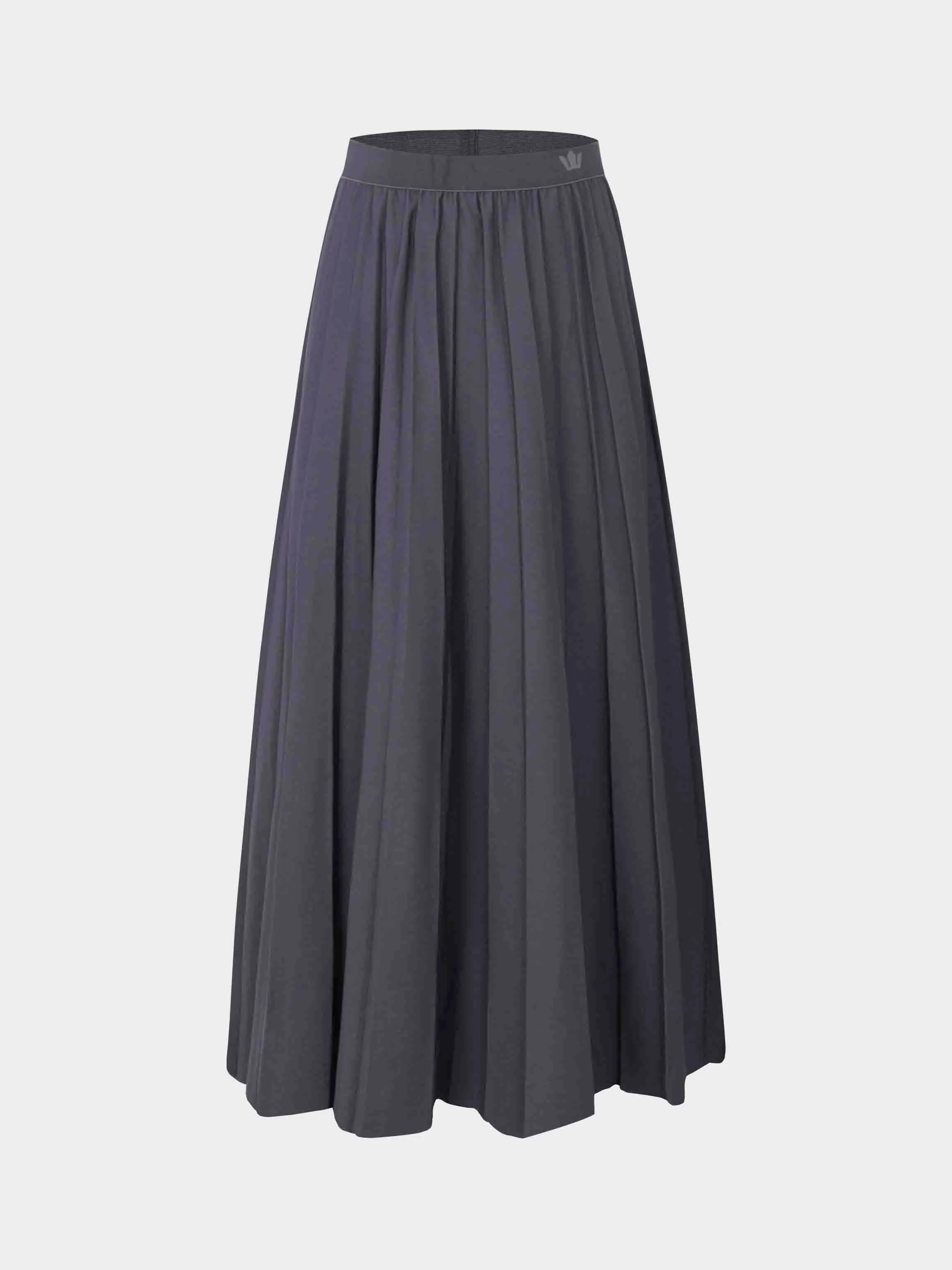 Pleated Skirt 37"-Dark Grey