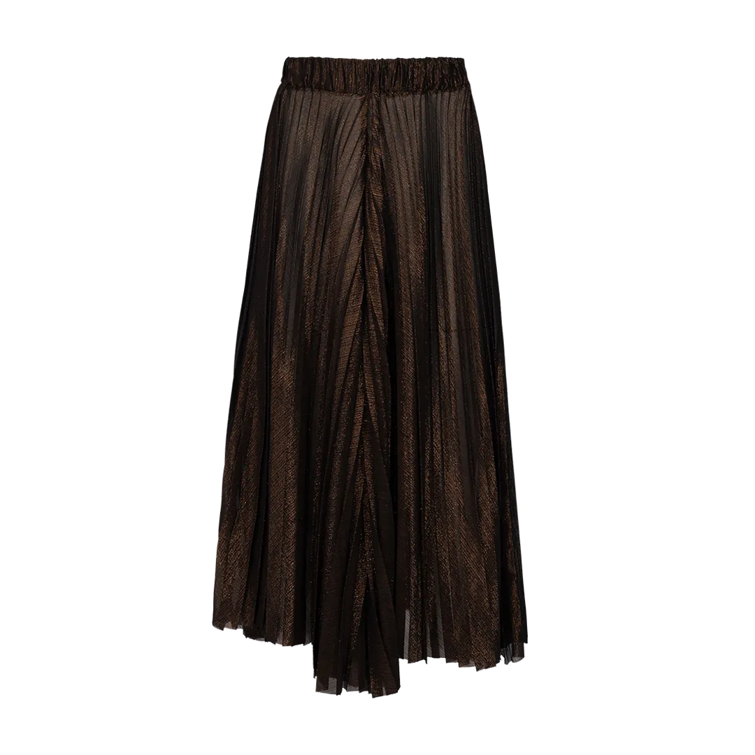 Pleated Wide-Leg Trouser