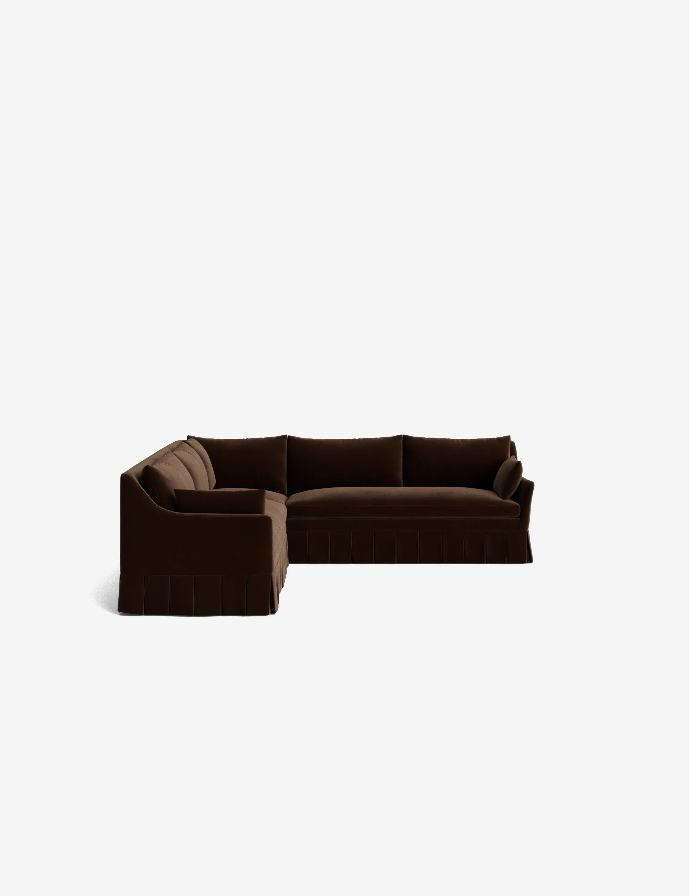 Portola Pleated Sectional Sofa