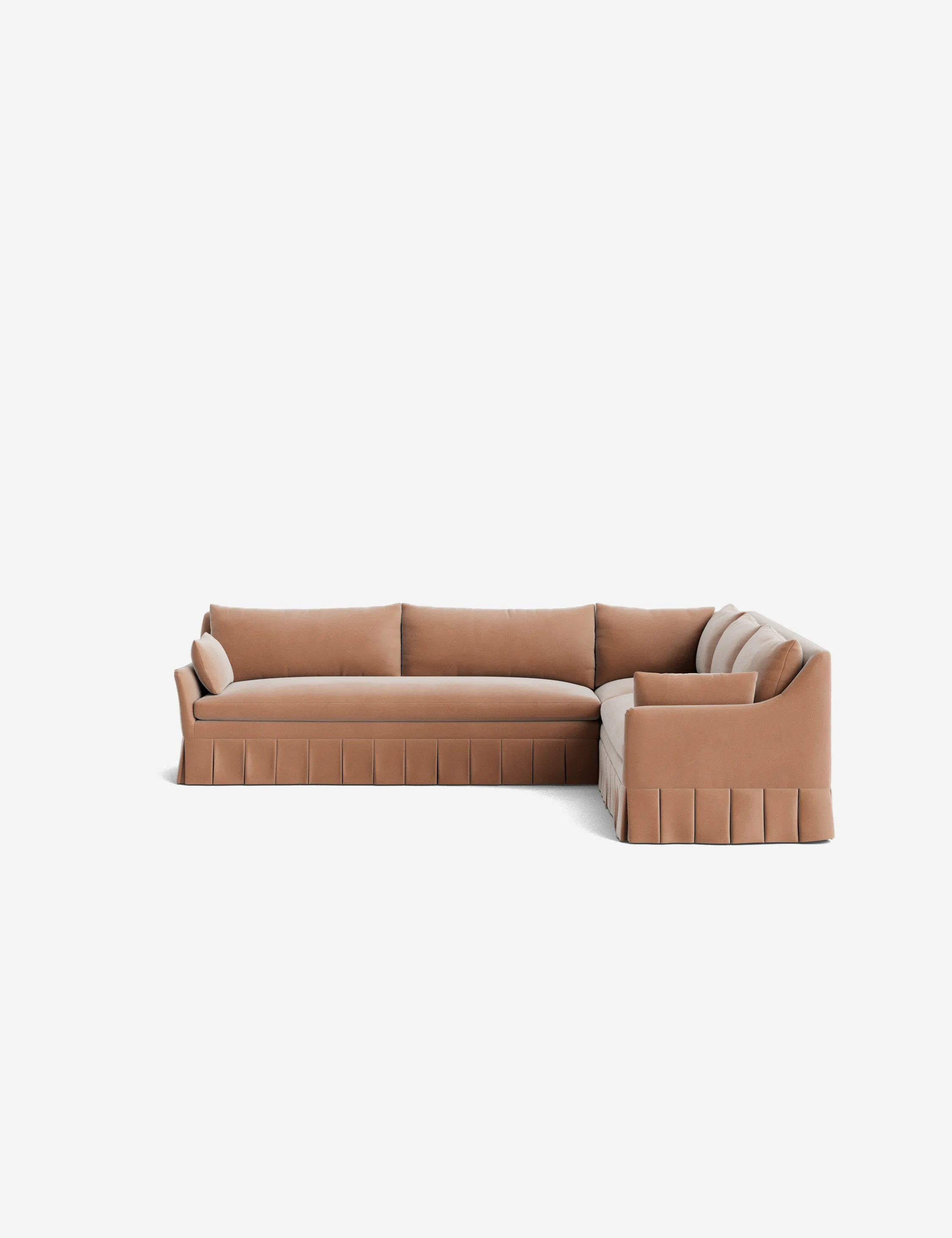 Portola Pleated Sectional Sofa