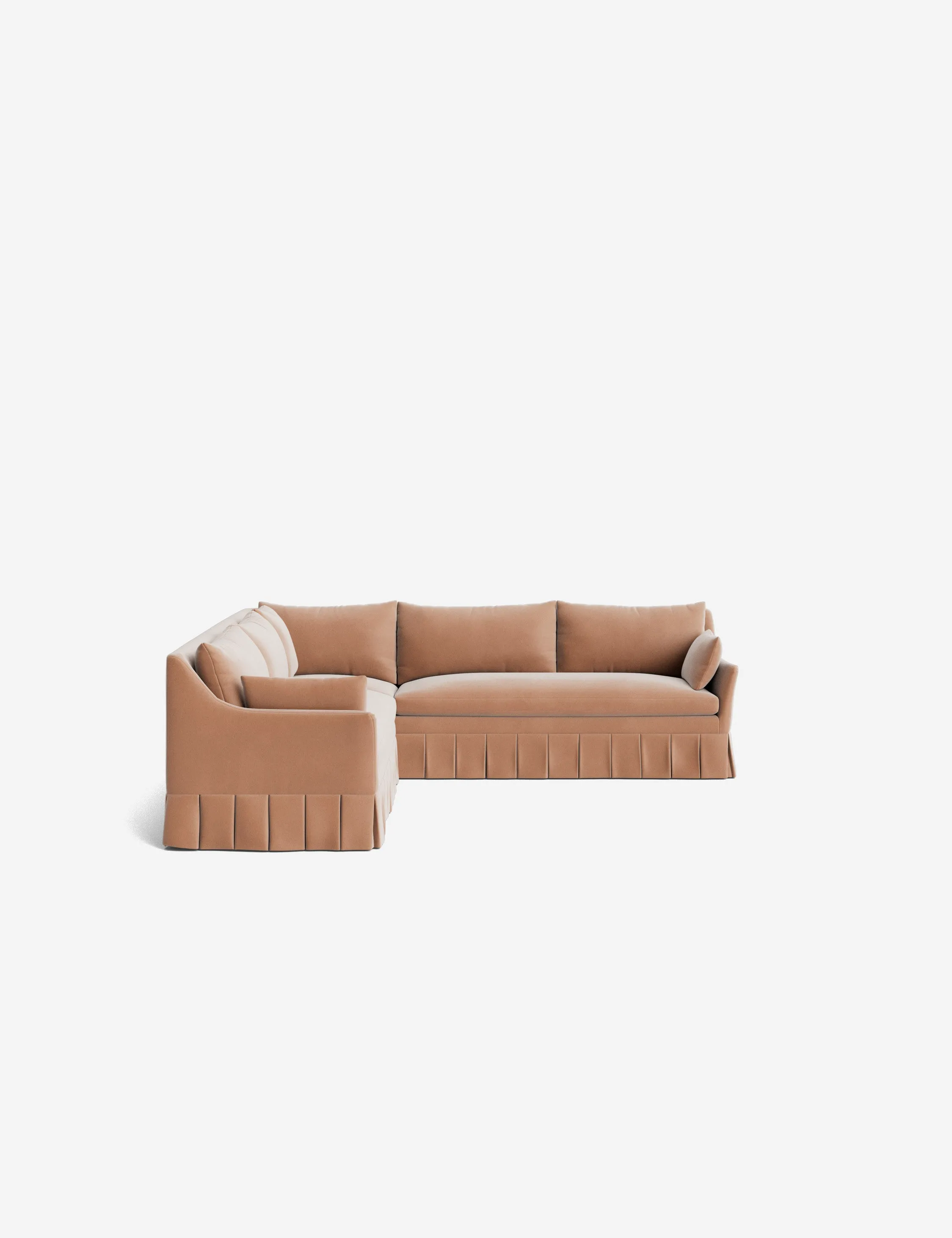 Portola Pleated Sectional Sofa