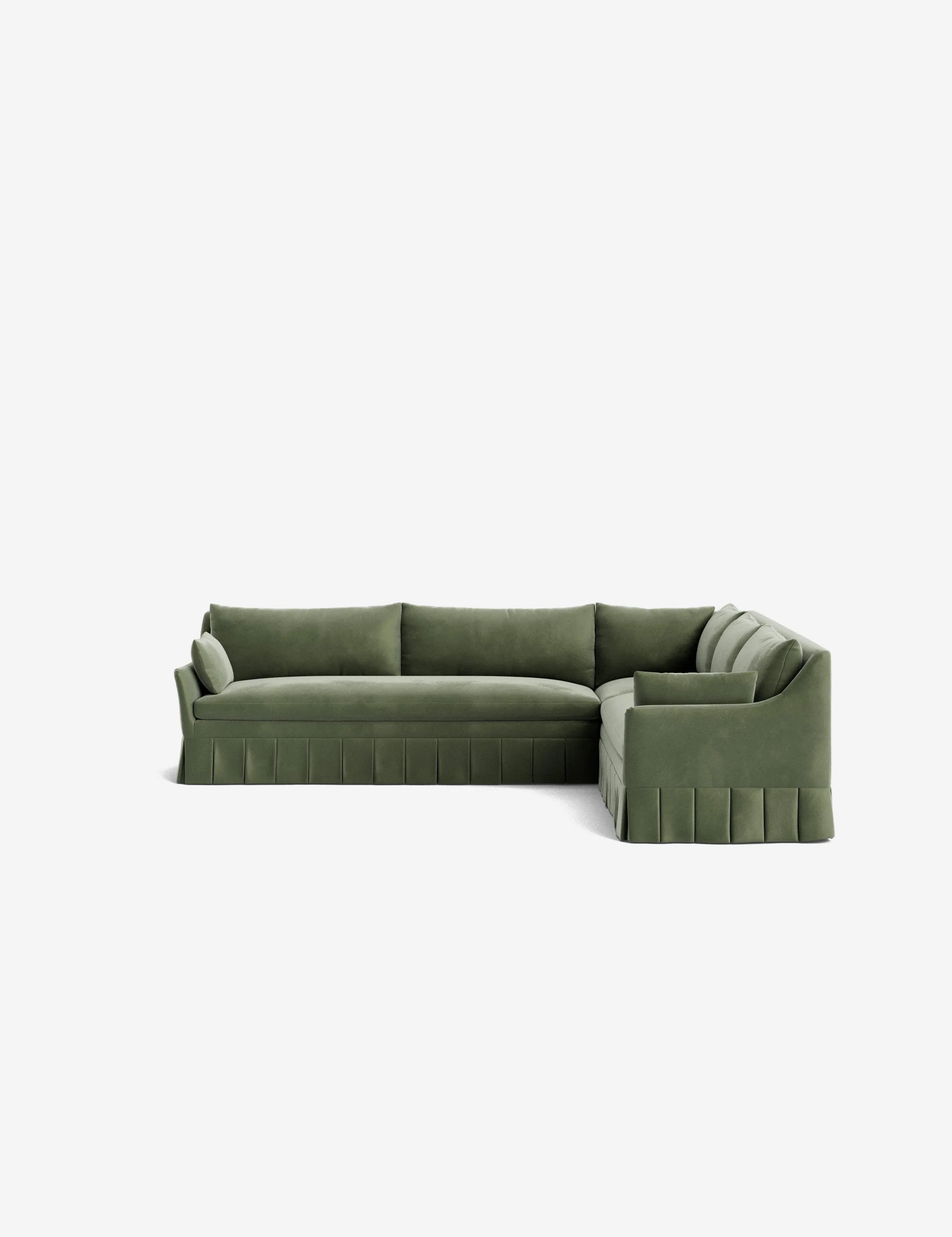 Portola Pleated Sectional Sofa