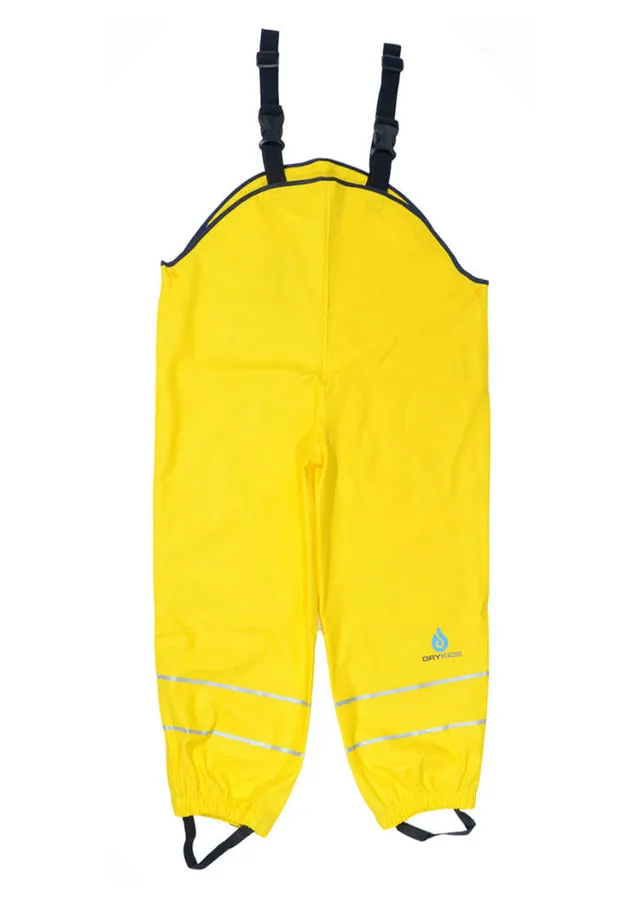 PU Splash Yellow Jacket & Dungaree Set