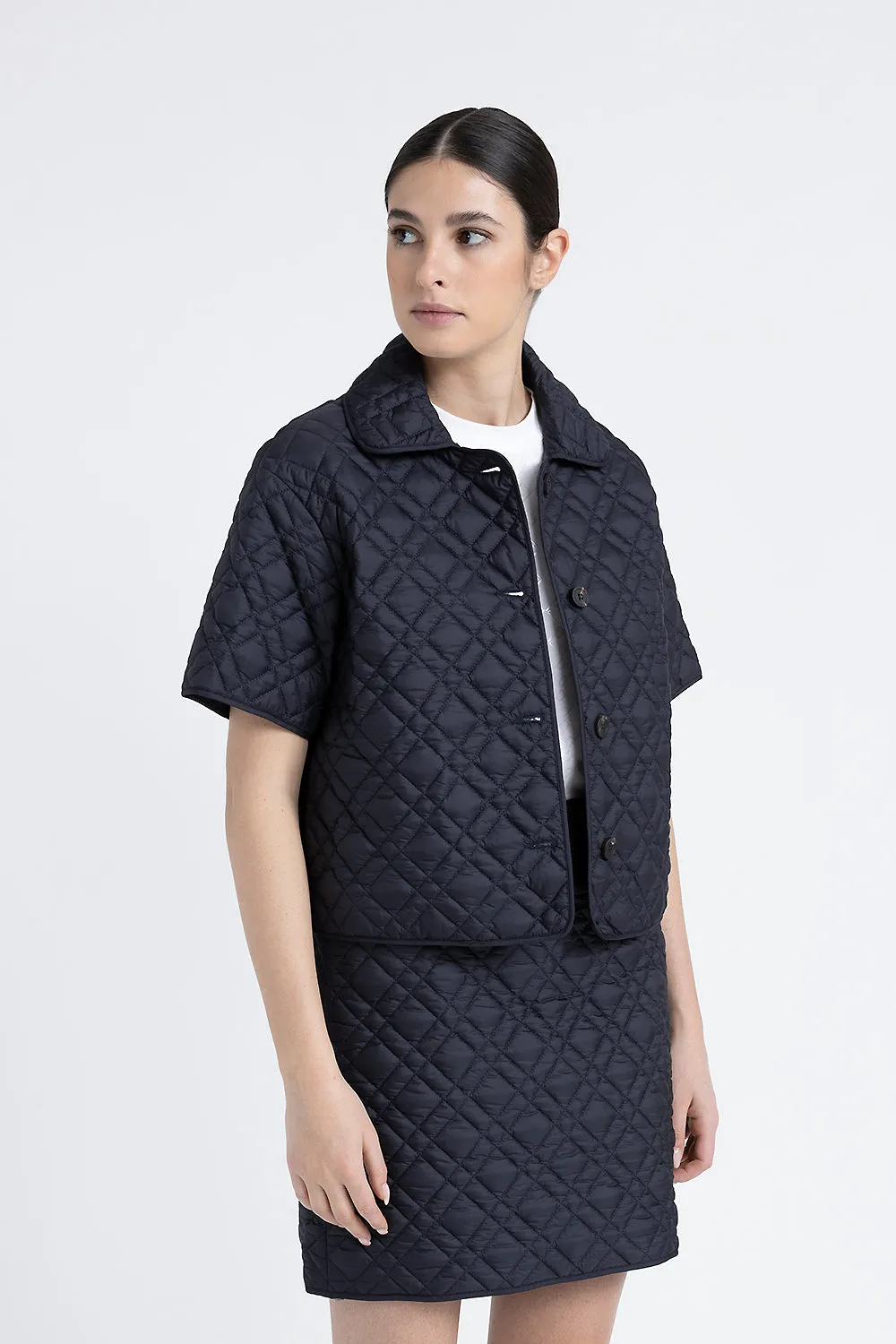 Quilted drip-proof jacket