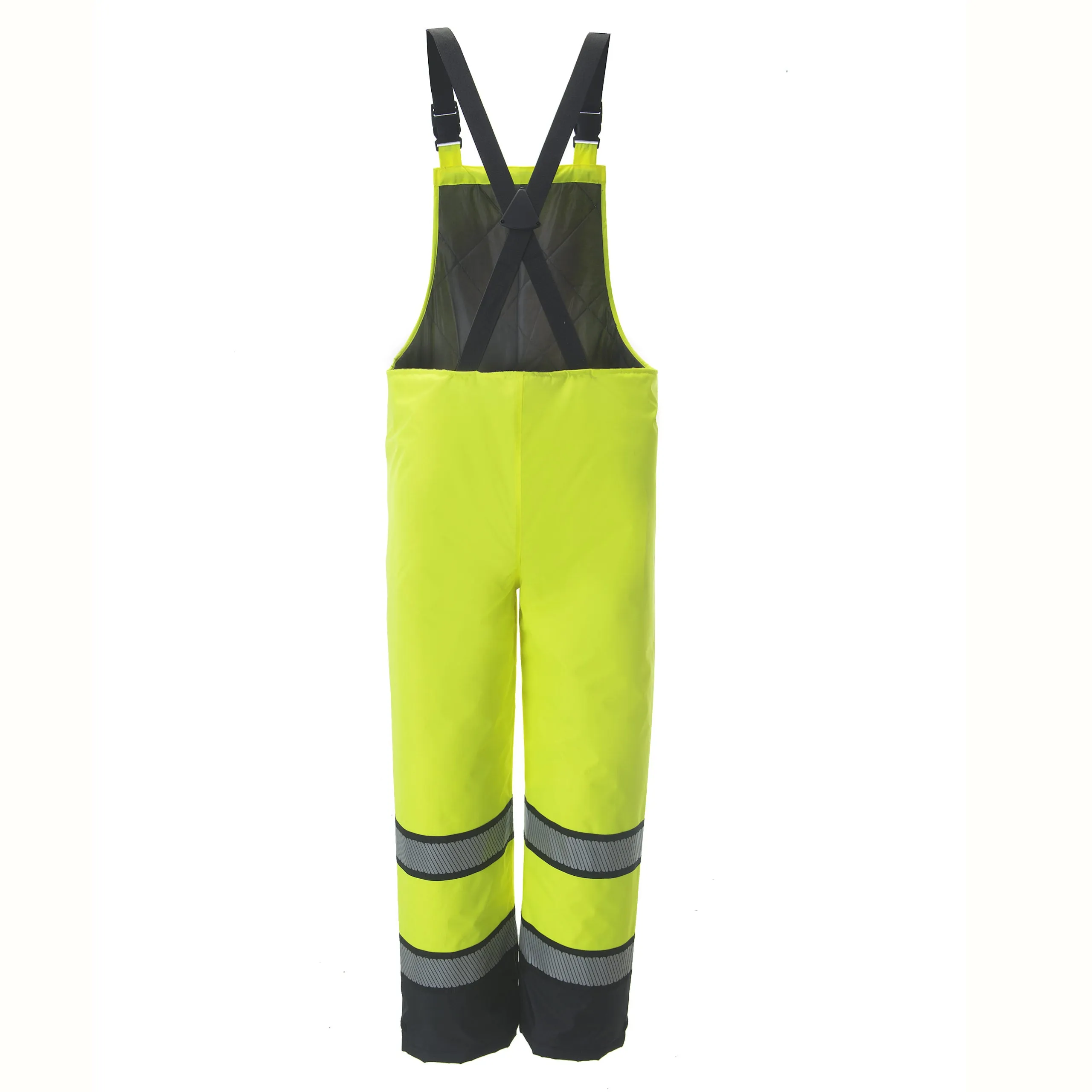 Rain Overalls, Quilted Bib Pants, High-Visibility