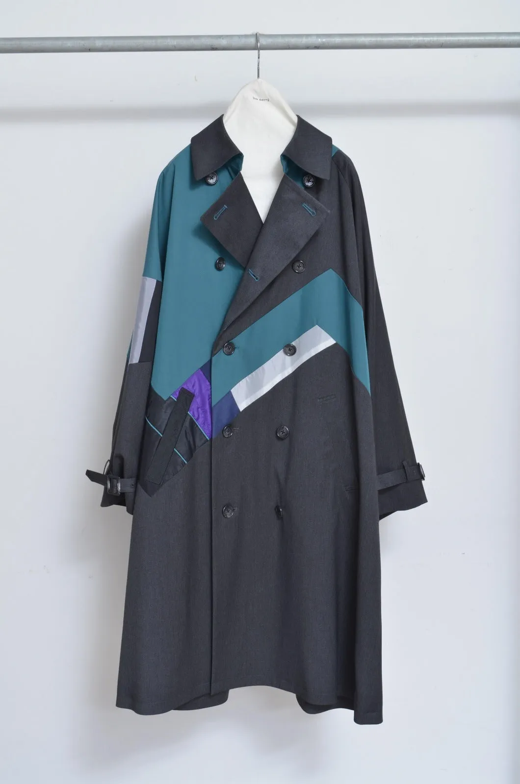 REMIX TRENCH COAT/NAV/01