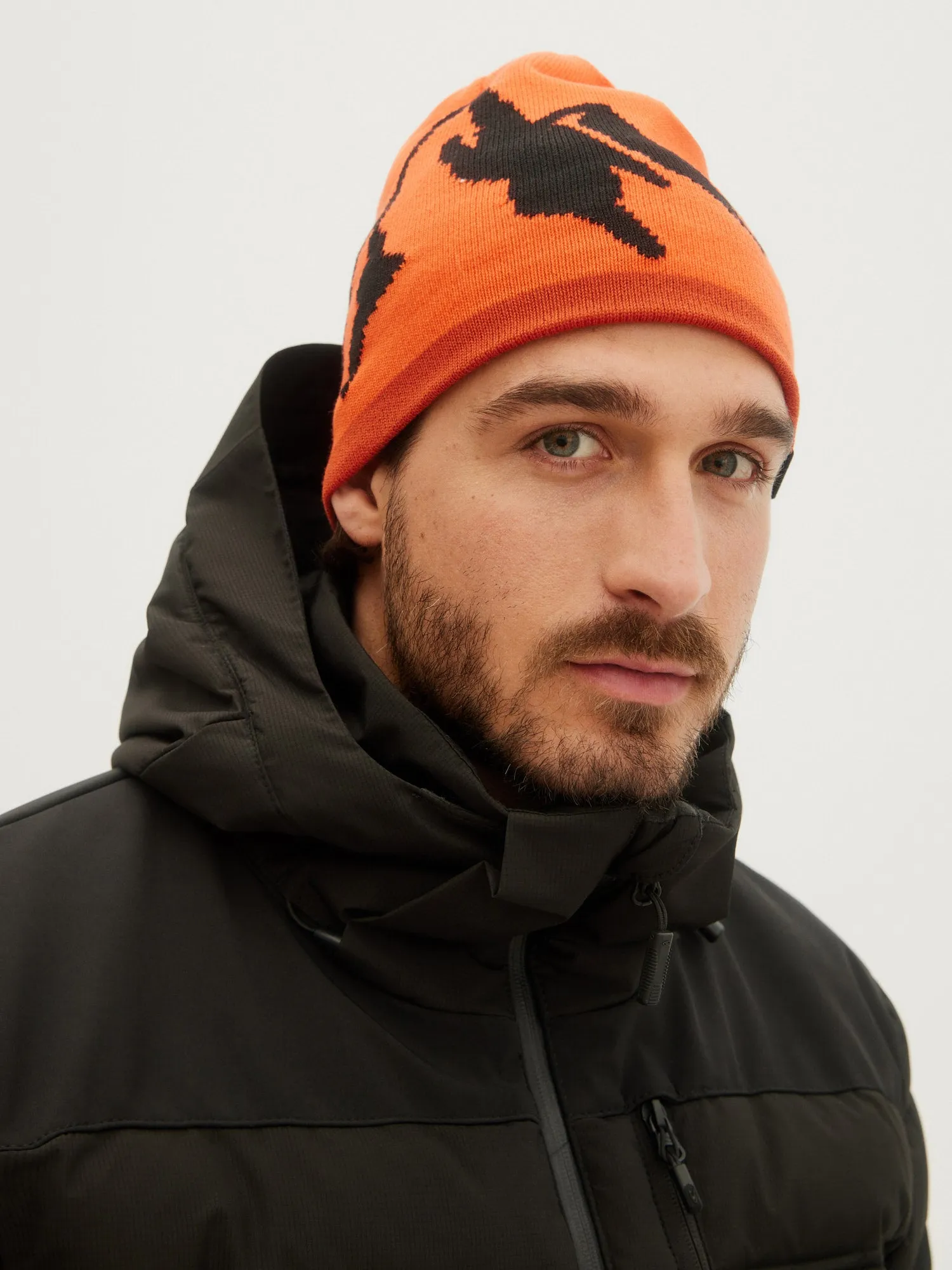 REVERSIBLE LOGO BEANIE