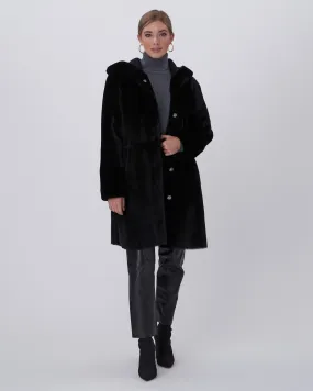 Reversible Shearling Lamb Parka