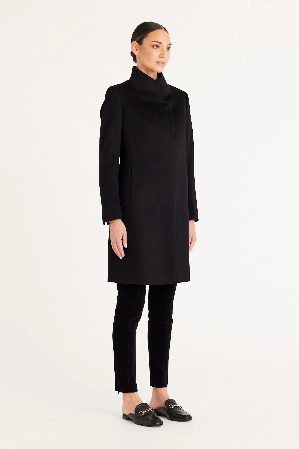 Reynolds Wool Coat  - Black