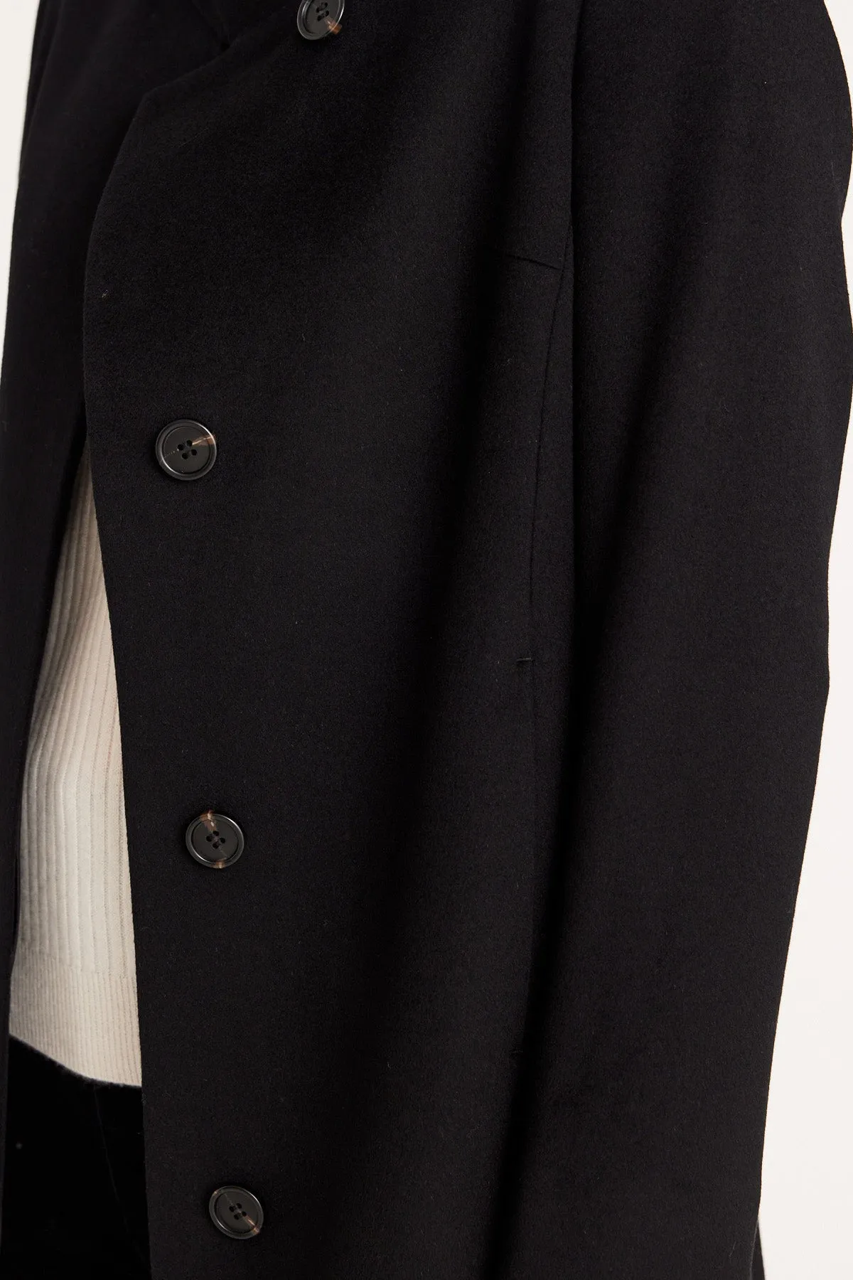 Reynolds Wool Coat  - Black