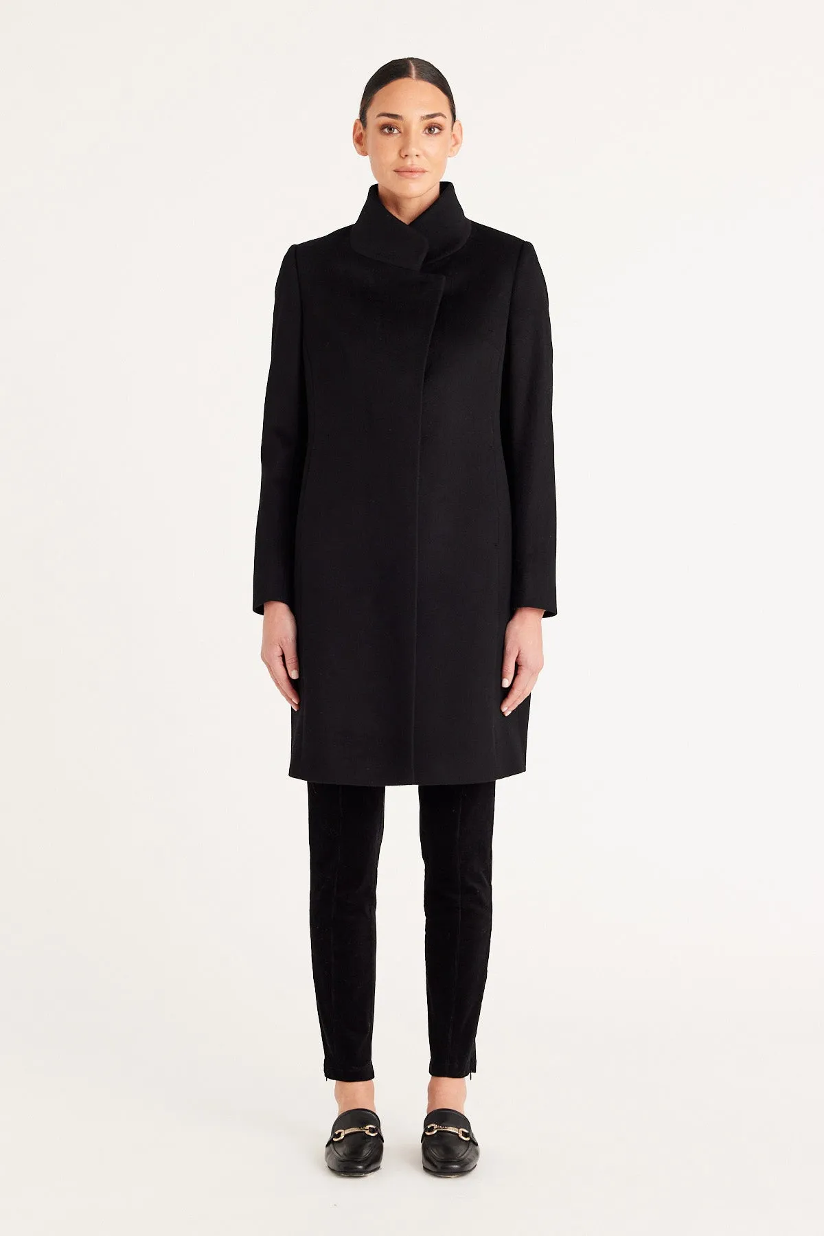 Reynolds Wool Coat  - Black