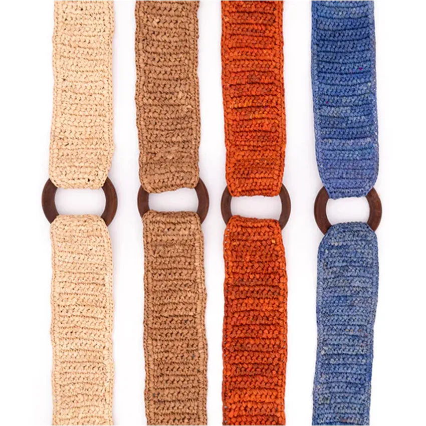 Rohy Raffia Waist Belt