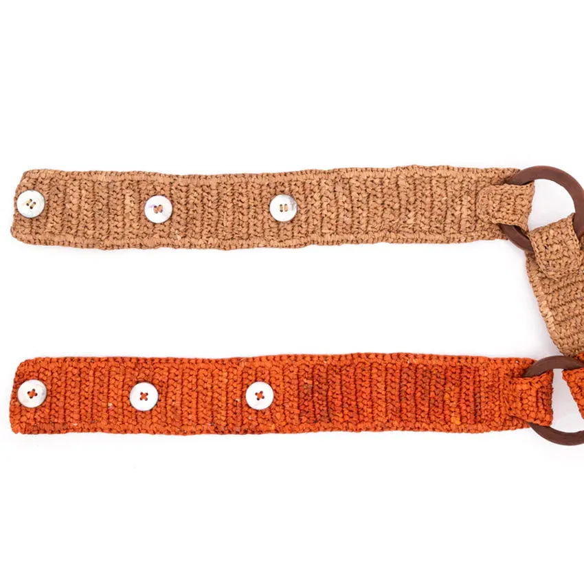 Rohy Raffia Waist Belt