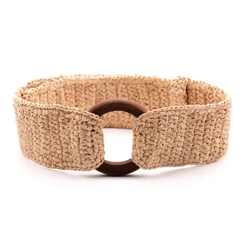 Rohy Raffia Waist Belt