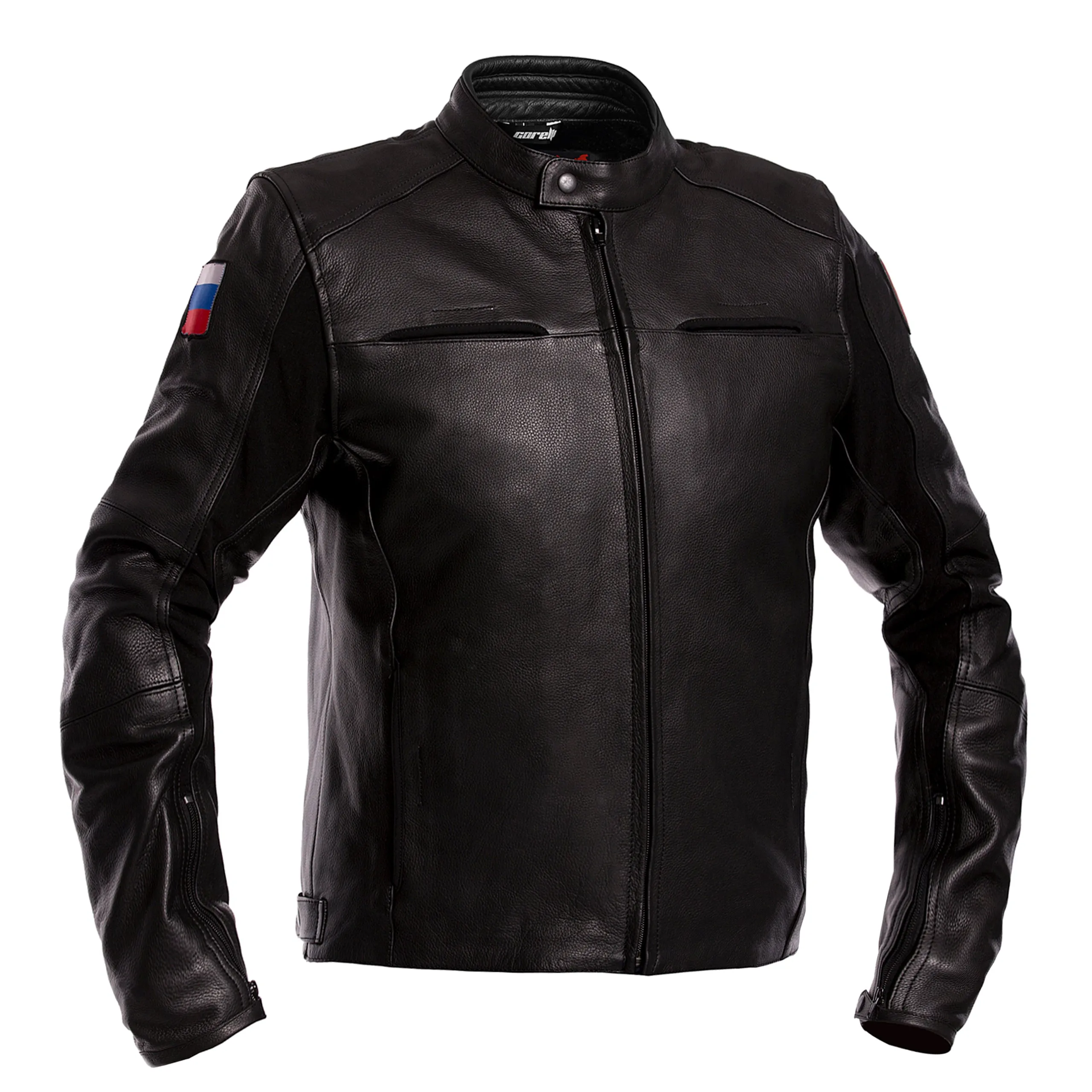 RUSSIA BIKER MOTORCYCLE LEATHER JACKET