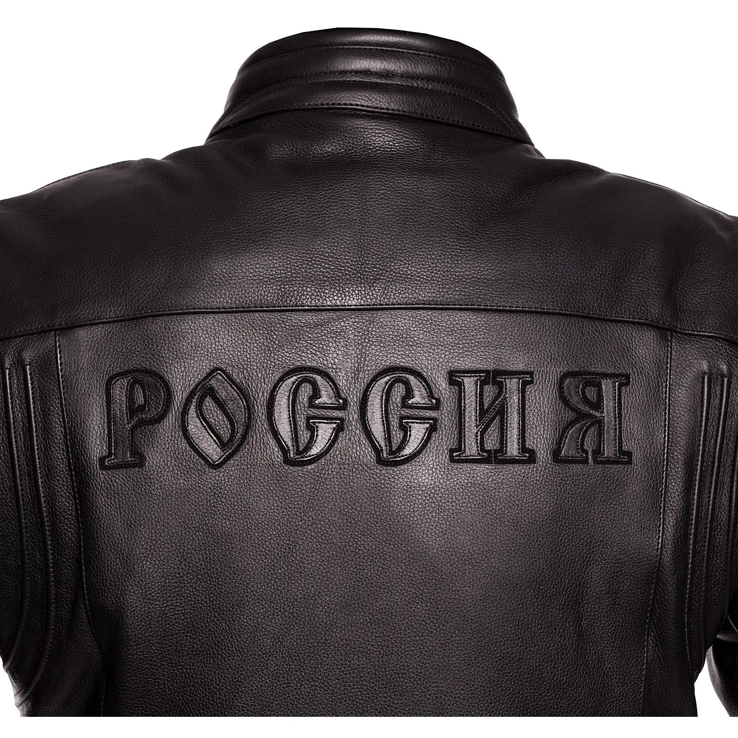 RUSSIA BIKER MOTORCYCLE LEATHER JACKET