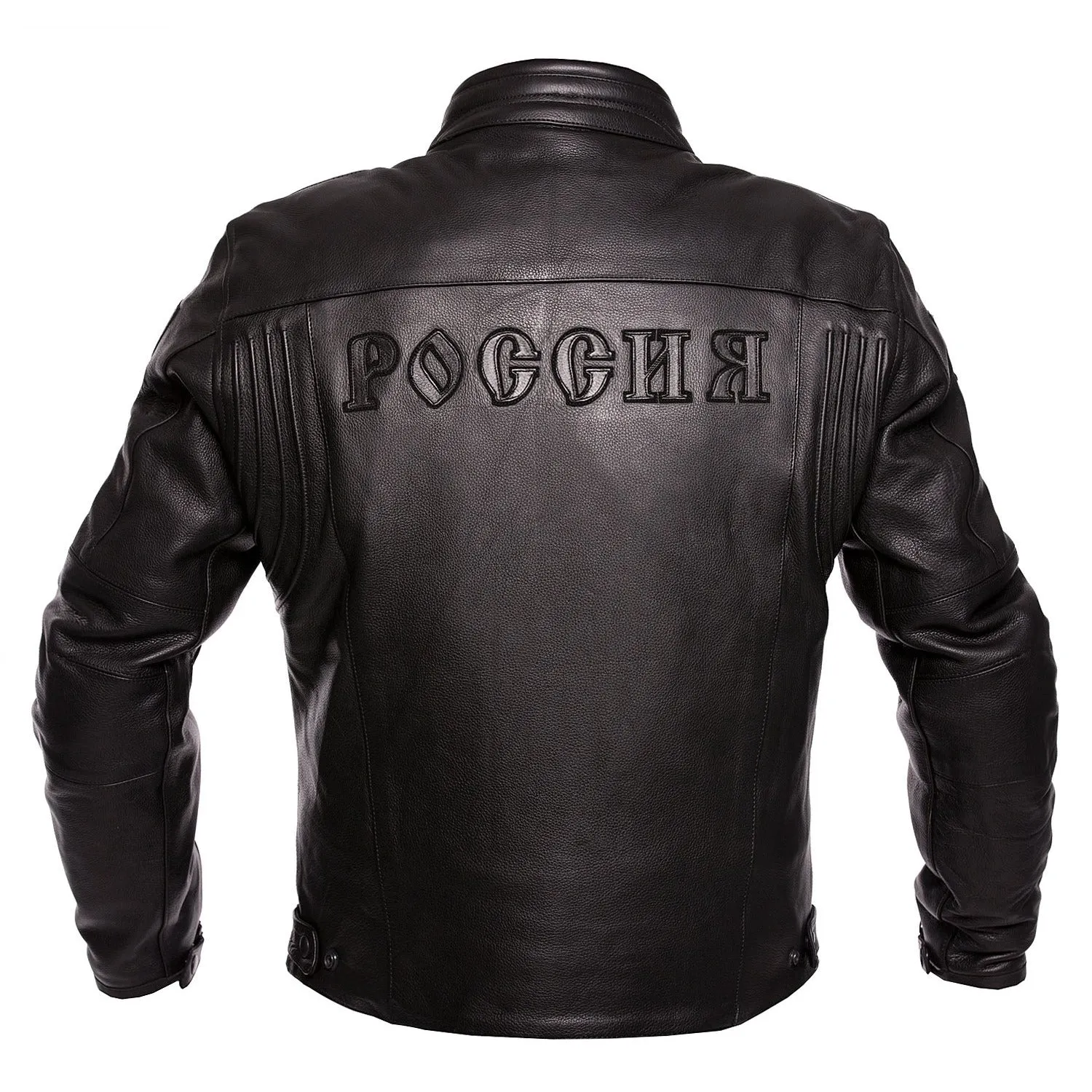 RUSSIA BIKER MOTORCYCLE LEATHER JACKET