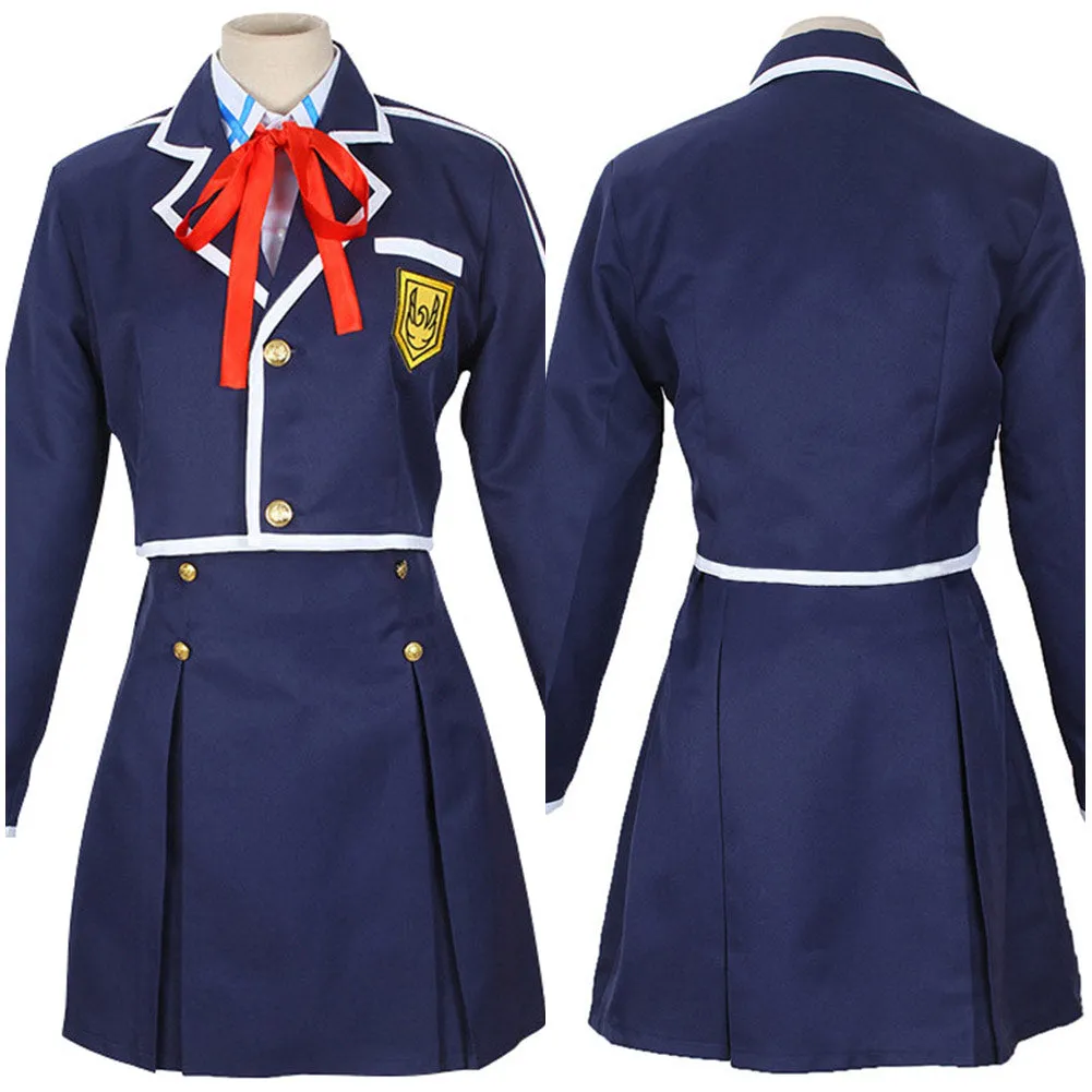 SAO Yuuki Asuna Uniform Skirt Outfits Halloween Carnival Suit Cosplay Costume