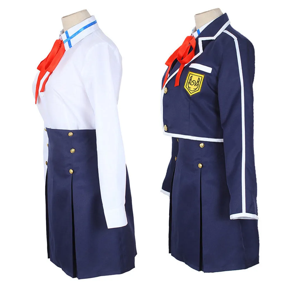 SAO Yuuki Asuna Uniform Skirt Outfits Halloween Carnival Suit Cosplay Costume