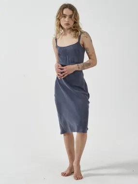 Sasha Slip Dress - Marine Blue