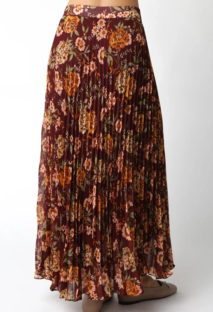 Secret Garden Skirt-Marsala Peach