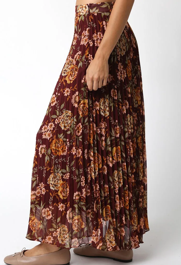 Secret Garden Skirt-Marsala Peach