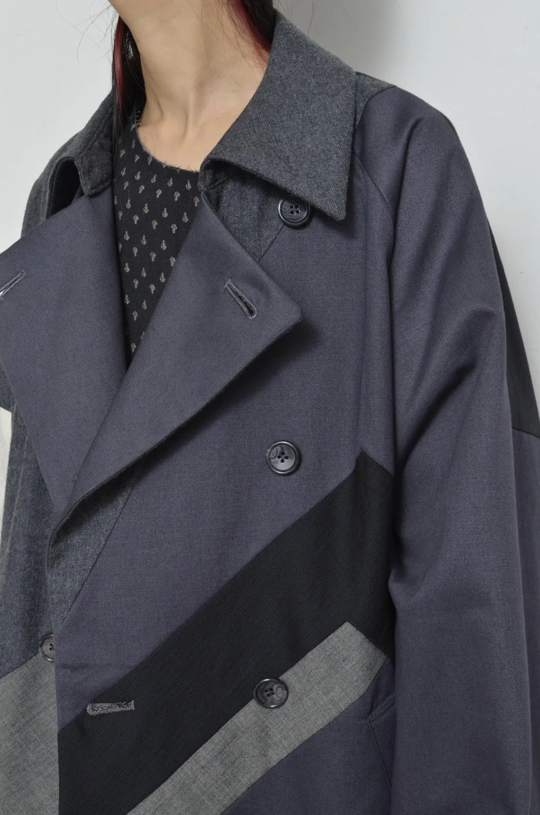 SLACKS UNE UNE TRENCH COAT/LONG_02_B