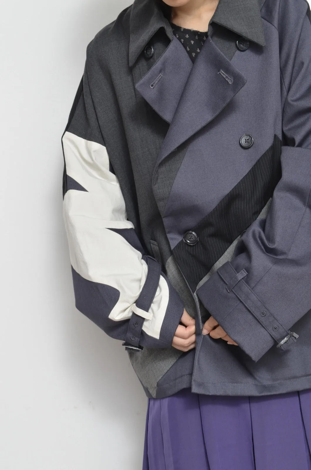 SLACKS UNE UNE TRENCH COAT/SHORT_02