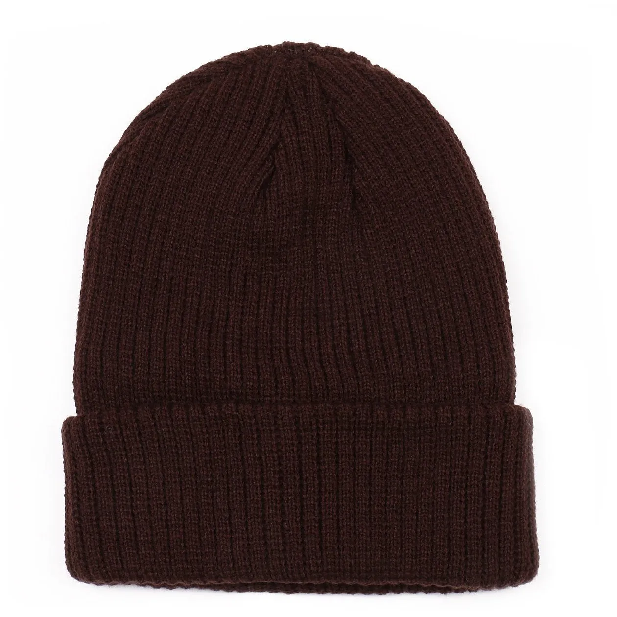 Solid Thermal Thick Knitted Winter Beanie