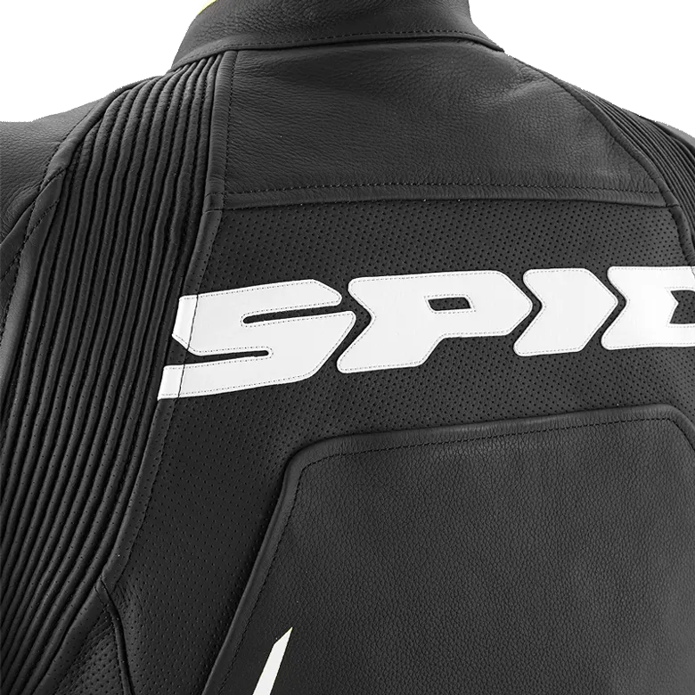 Spidi Evo Rider Leather Sports Jacket - Black / White