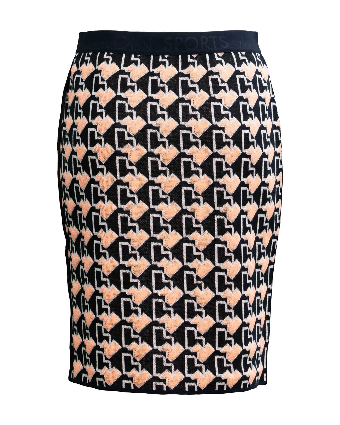 Sporty Print Knit Skirt