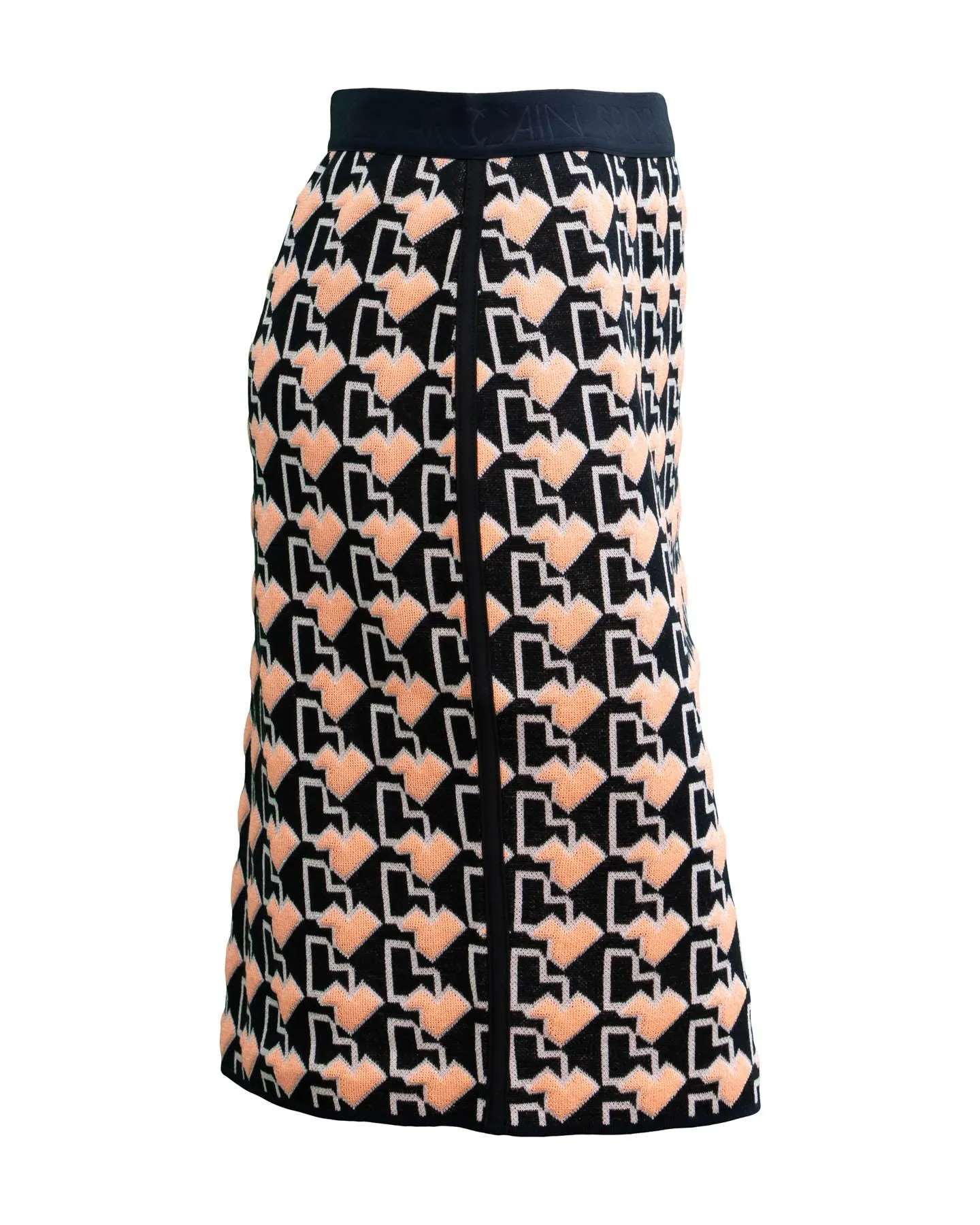 Sporty Print Knit Skirt