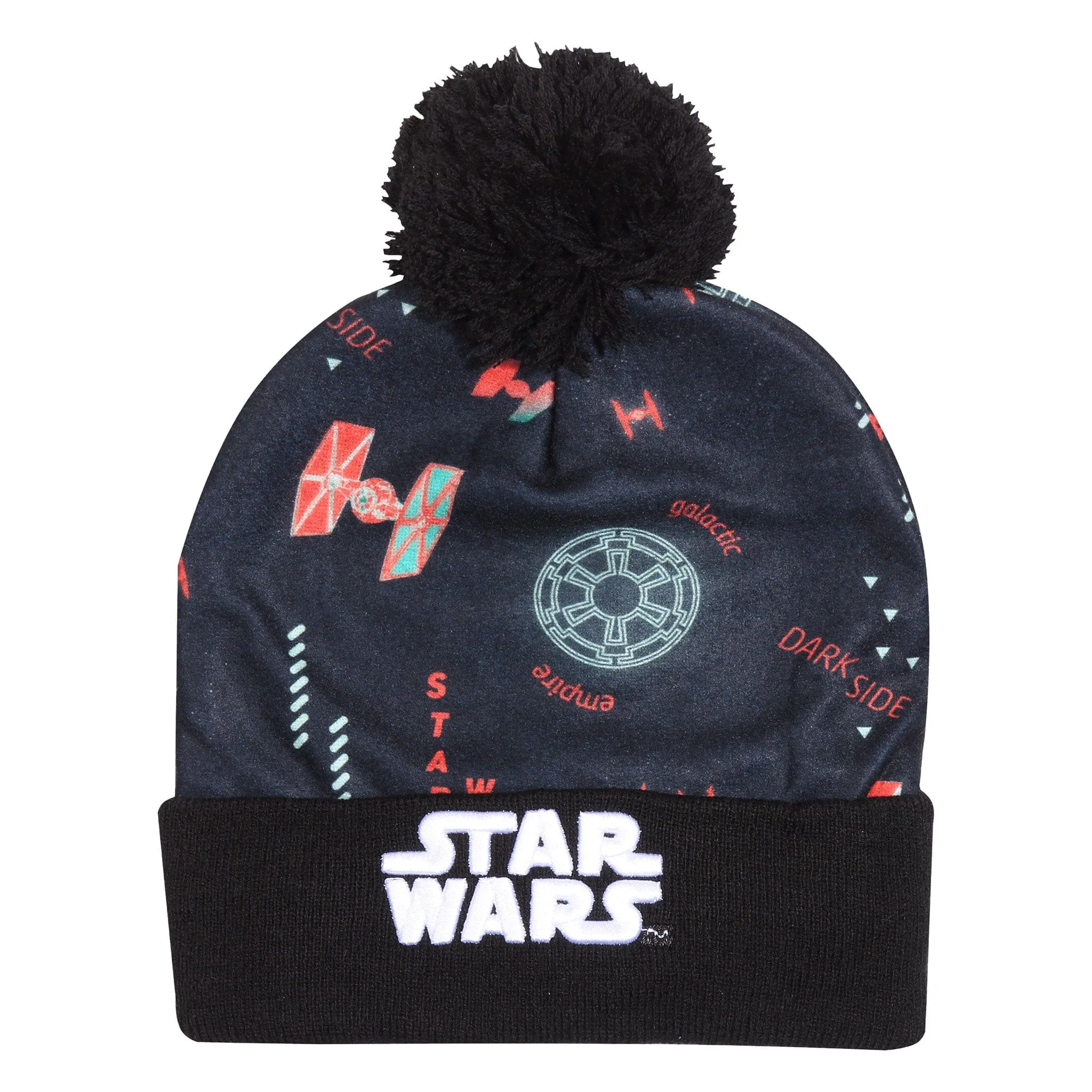 Star Wars TIE Fighter Kids Beanie with Pom