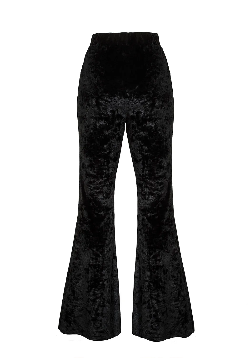 Superstition Crushed Velour Flares