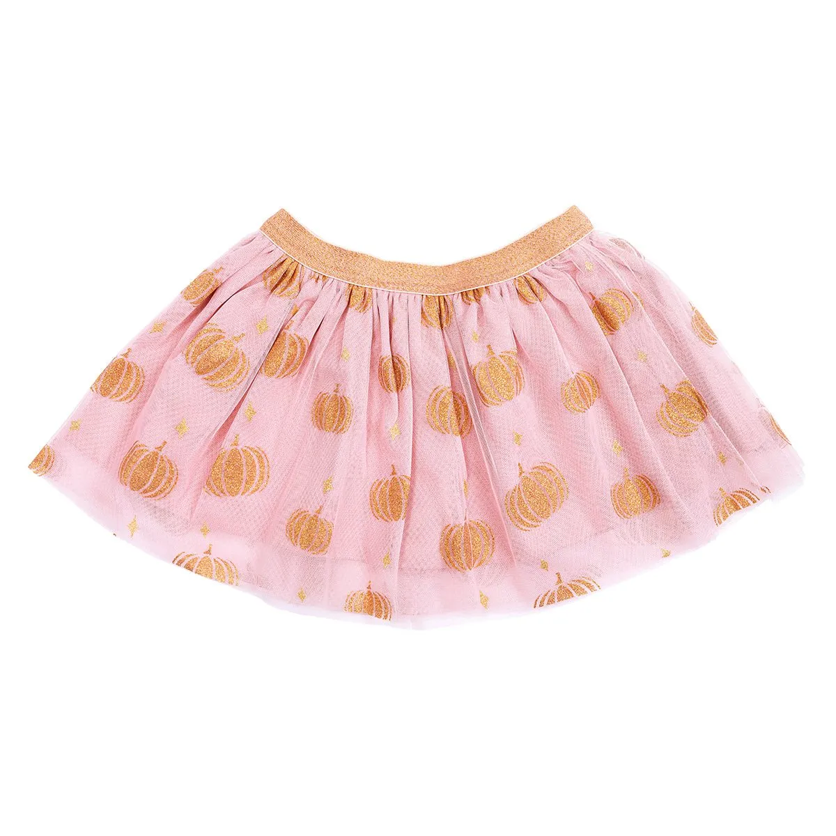 Sweet Wink Girls Pumpkin Glitter Tutu Skirt