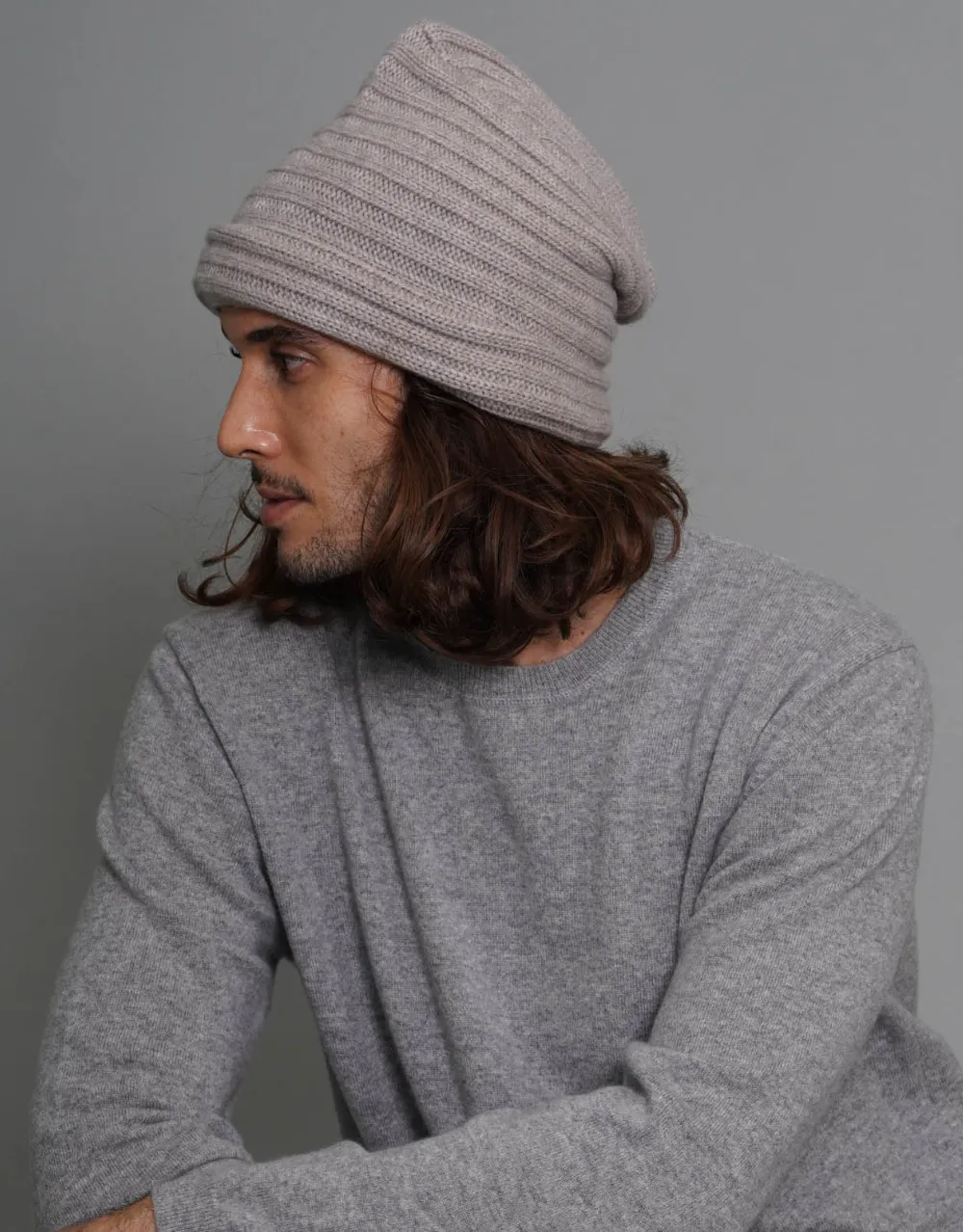 The Powder Beanie in Oak