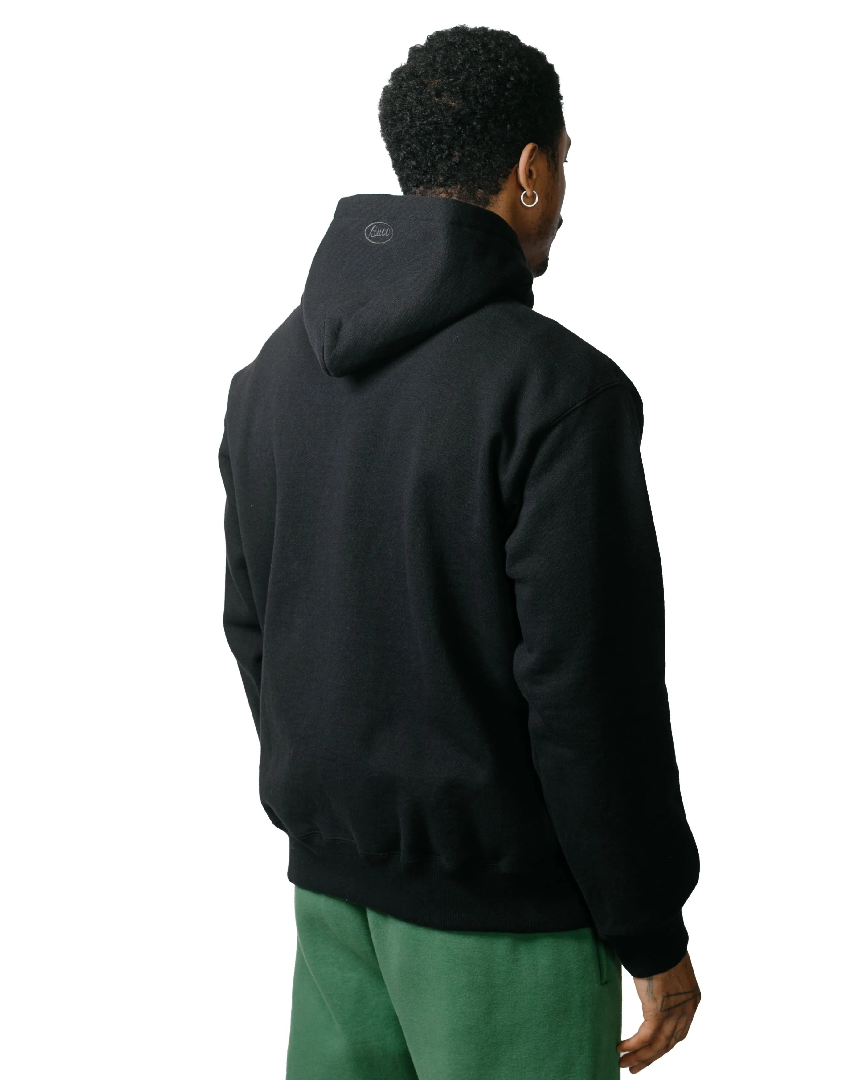 The Real McCoy's BC23101 Buco F/Z Parka Sweatshirt Black